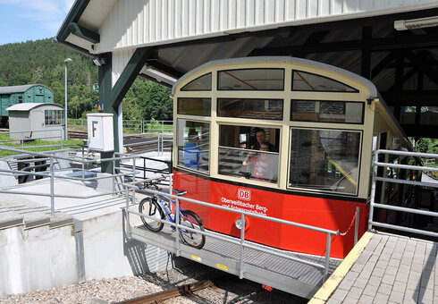 Start der Bahnfahrt