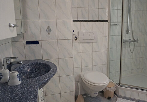 Blick in ein Badezimmer