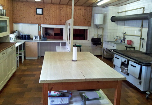 Küche im Haupthaus
