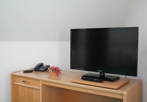 Blick in ein Gästezimmer