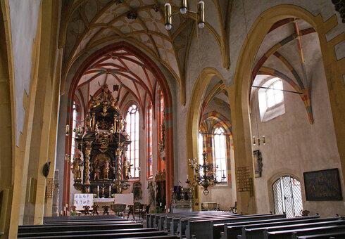 Blick in die Kirche