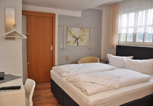 Blick in ein Gästezimmer