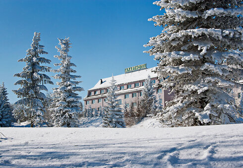 Aparthotel Oberhof, Winteransicht