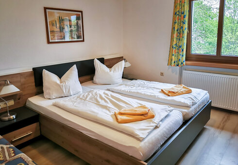Blick in ein Doppelzimmer Komfort