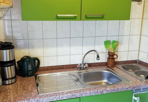 Blick in die Küche