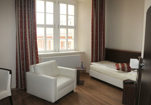 Blick in ein Einzelzimmer
