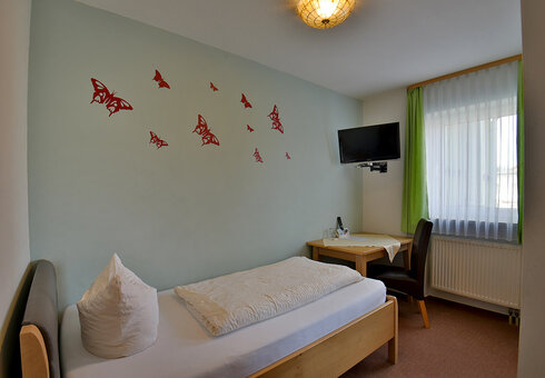 Blick in ein Gästezimmer