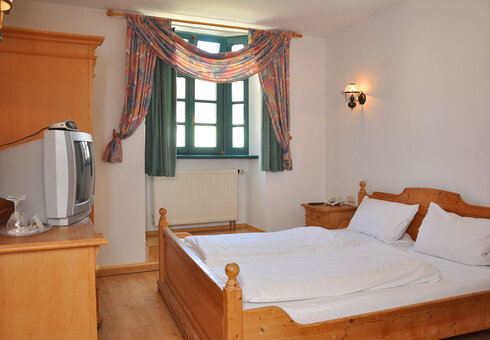 Blick in ein Gästezimmer