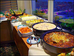 Kulinarisches vom Buffet
