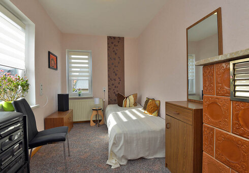 Schlafzimmer mit Einzelbett