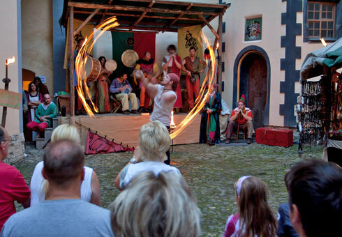 Mittelalterfest auf Schloss Burgk