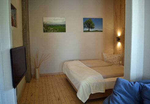 Blick in das Turmzimmer
