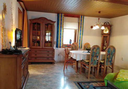 Blick in das Wohnzimmer