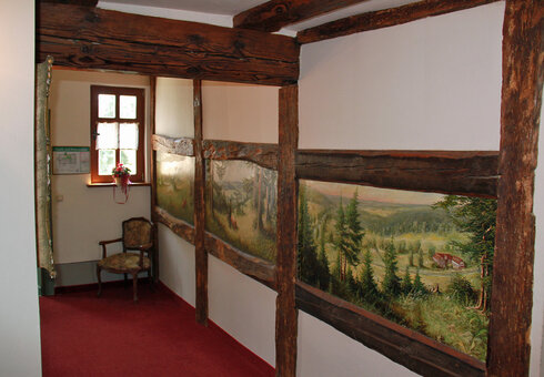 im Treppenhaus
