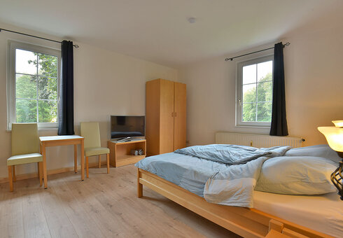 Blick in ein Gästezimmer