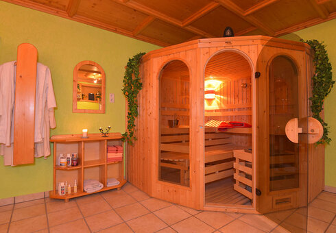 Entspannung in der Sauna
