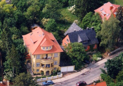 Villa Gisela, Luftansicht