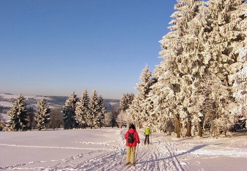 Ski fahren bei Waffenrod
