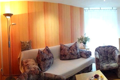 Blick in das Wohnzimmer