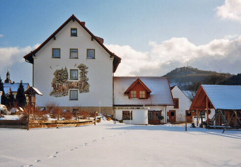 Landhotel Zur Pferdetränke, Winteransicht