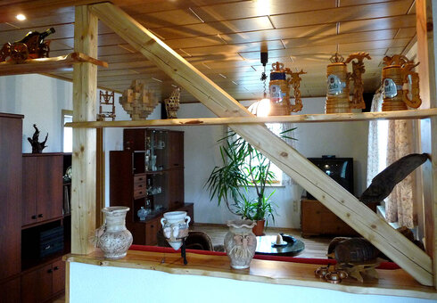 Blick in das Wohnzimmer