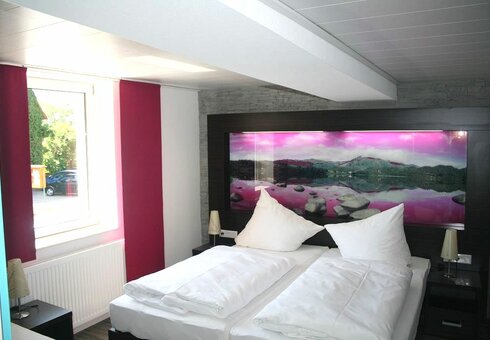 Blick in ein Gästezimmer
