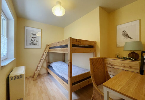 Schlafzimmer mit Etagenbett