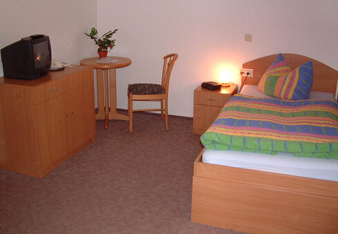 Einblick in ein Gästezimmer