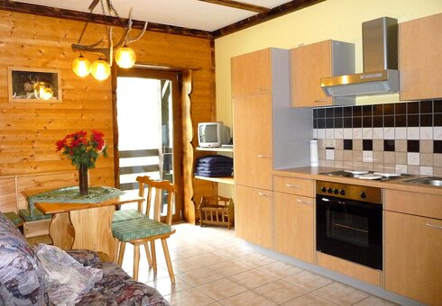 Blick in eine Ferienwohnung (Küche)
