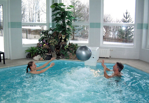 Blick in unseren Swimmingpool