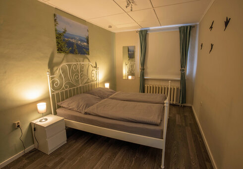 Blick in ein Gästezimmer