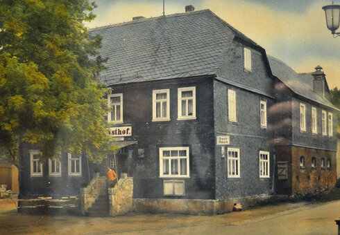 historisches Foto vom Gasthof Kemter