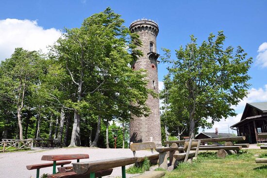 Aussichtsturm auf dem Kickelhahn Ilmenau