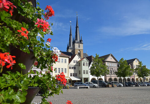 Marktplatz in Saalfeld