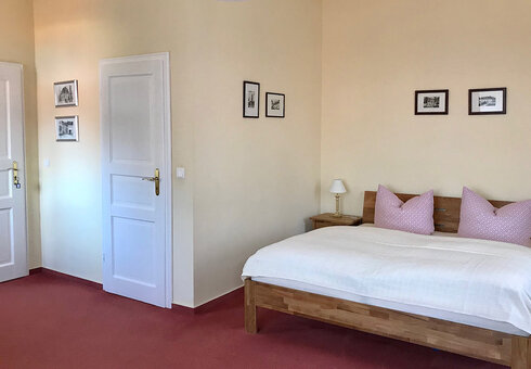 Blick in ein Gästezimmer