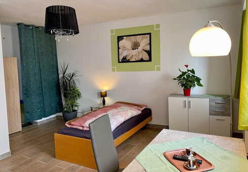 Blick in ein Appartement