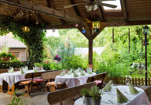 Überdachte Terrasse