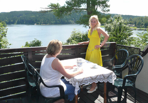 Terrasse mit herrlicher Aussicht