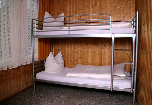 Blick in einen Bungalow