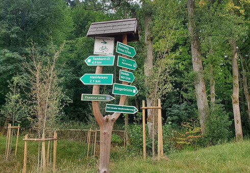 zahlreiche Wanderwege direkt vor der Tür