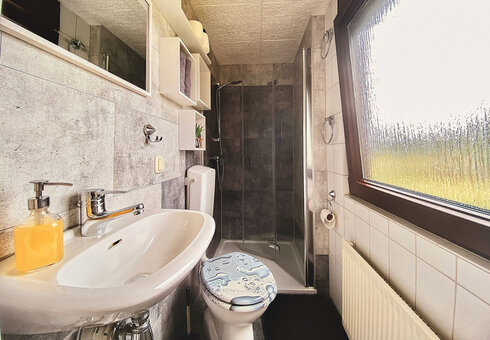 Bad mit Dusche / WC