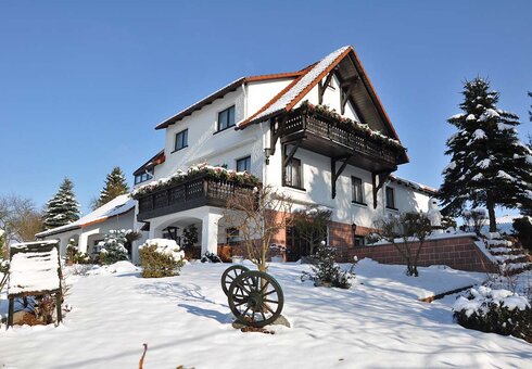 Ferienwohnung Juchheim, Winteransicht