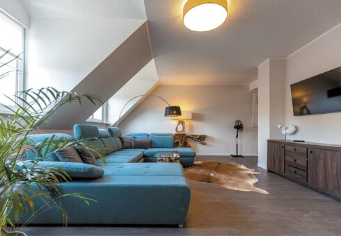 Blick in das Penthouse