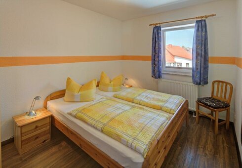 Blick in ein Gästezimmer