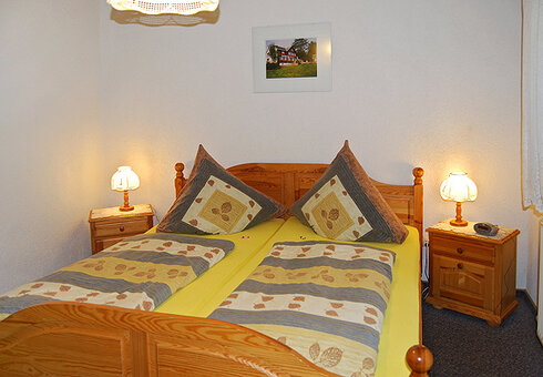 Blick in ein Gästezimmer
