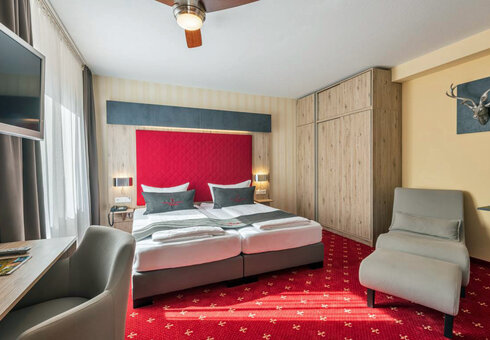 Blick in ein Deluxezimmer