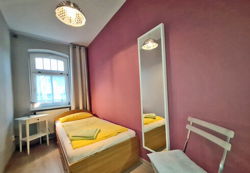 Blick in die Wohnung im Erdgeschoss