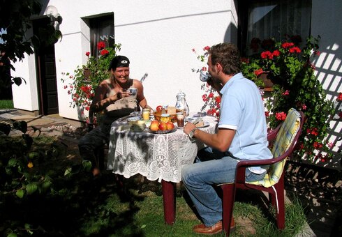 Sitzecke im Garten