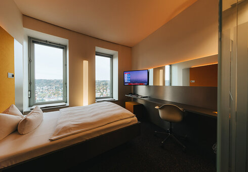 Blick in ein Gästezimmer