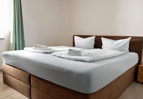 Blick in eine Ferienwohnung (Schlafzimmer)
